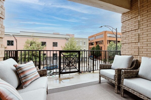 Porch overlooking GVL