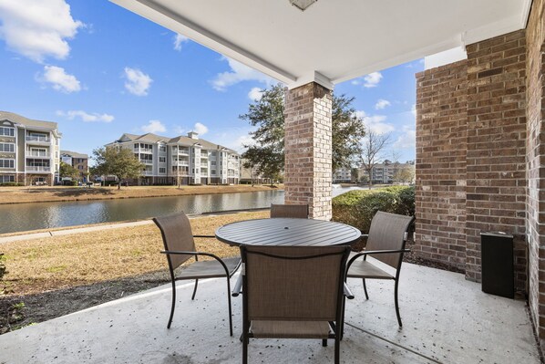 Patio with Lakeside View.