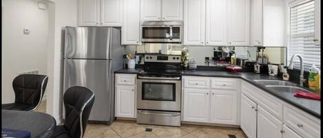 Stainless steel kitchen!