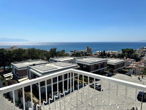 Uitzicht vanaf balkon