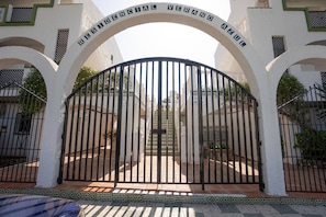 Main gates to the Apartments