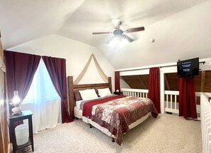 Smart TV in bedroom