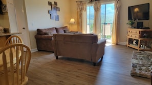 Living room area. includes sofa sleeper.
