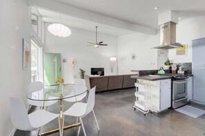 Dining area off of the kitchen