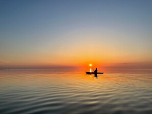 Kayak into the sunset ...