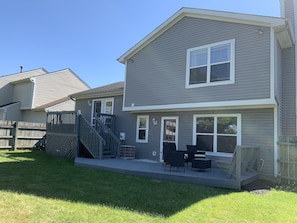 Enjoy the spacious backyard