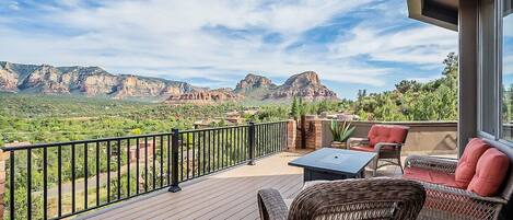 Wonderful outdoor living space with views you will never tire of.