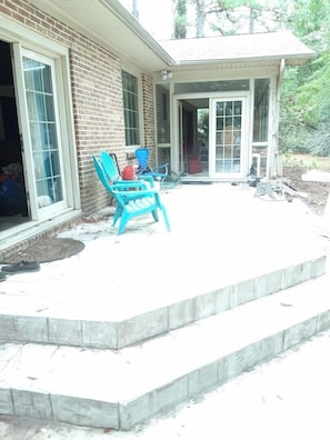 Back Patio going into back Sun Room