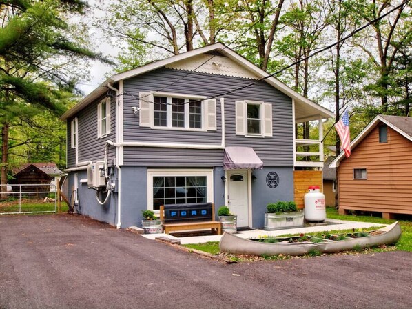 Front of House (Parking for 3 vehicles and a trailer or 4 vehicles)