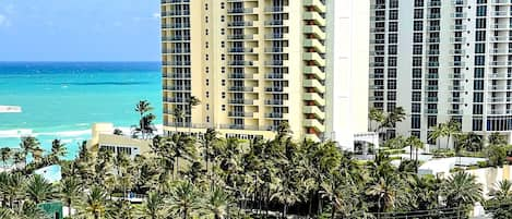 Ocean view from the main balcony