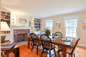 The formal dining room.