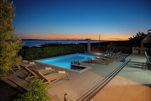 Front of property - evening/night