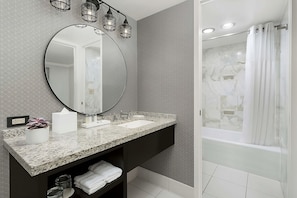 Bathroom with the essential toiletries provided!