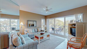 Living Room with HDTV