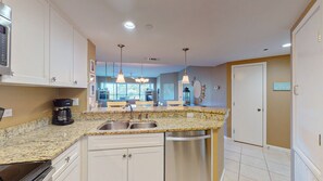 Kitchen with Granite Countertops