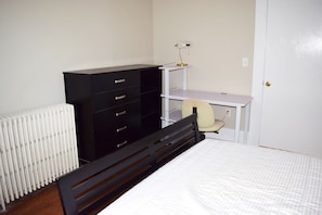Bedroom C - Comes furnished with a  queen sized bed, dresser, desk, chair. 