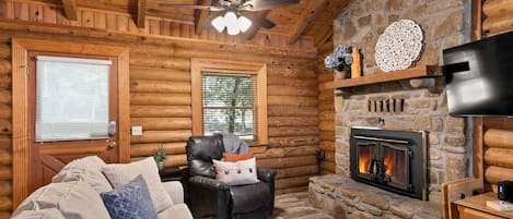 Welcome home! You'll love everything this unique cabin has to offer.