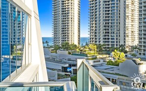 Enjoy your morning coffee in this balcony