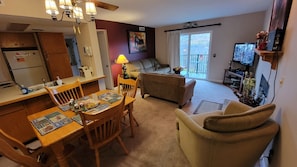 LR/Dining Area looking into kitchen