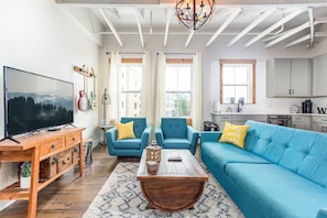 Living Room with Queen Sofa Bed