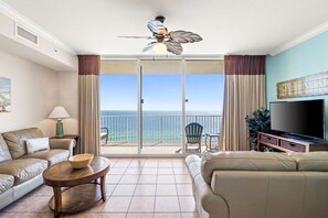 Living Area with Balcony