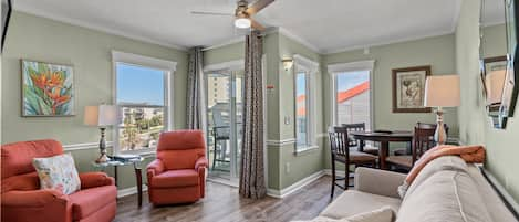 Living Room & Dining Area