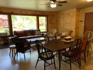 Dining and living room on main level