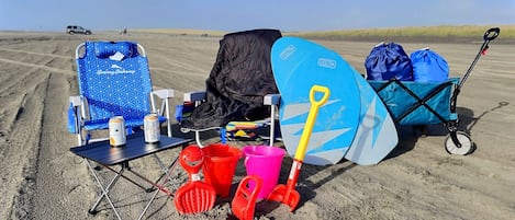 All the toys for a great day on the beach!