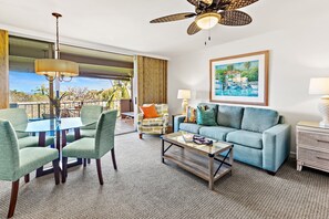 Beautifully decorated with Hawaiian inspired decor and furnishings