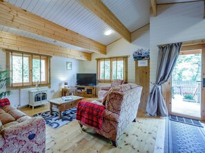 Living area | Chloe - Old Pump House Lodges, Lintlaw near Duns