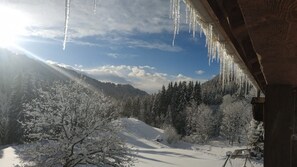 Blick von der Unterkunft