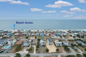 Home is a short 5 minute walk to the beach access.