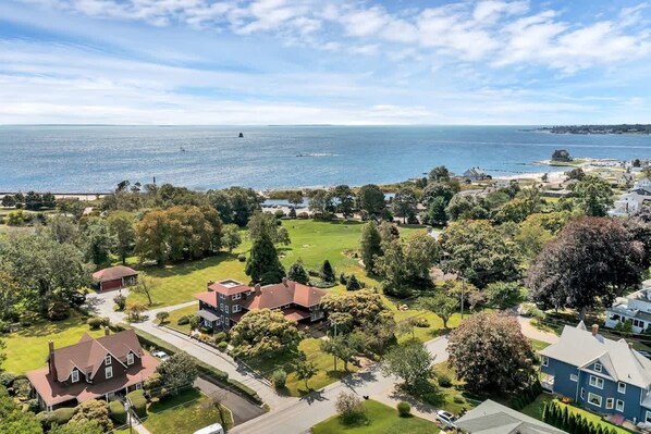 Ariel of Ferncrest, overlooking Eastern Point Bay