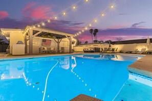 Heated pool late-night dip anyone? It's 1 of the LARGEST pools in the area!