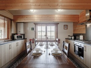 Kitchen/diner | Jessica - Old Pump House Lodges, Lintlaw near Duns