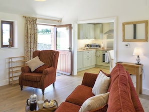 Open plan living space | Shepherds Den, Newton Le Willows