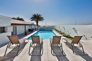 Plenty of deck space for sunning and enjoying the stunning views.