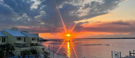 Beautiful water view from the deck