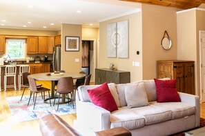 This is the main dining area and kitchen.