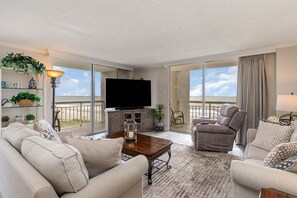 Living Area - Enchanting living area with amazing balconies and views from 2 sides!