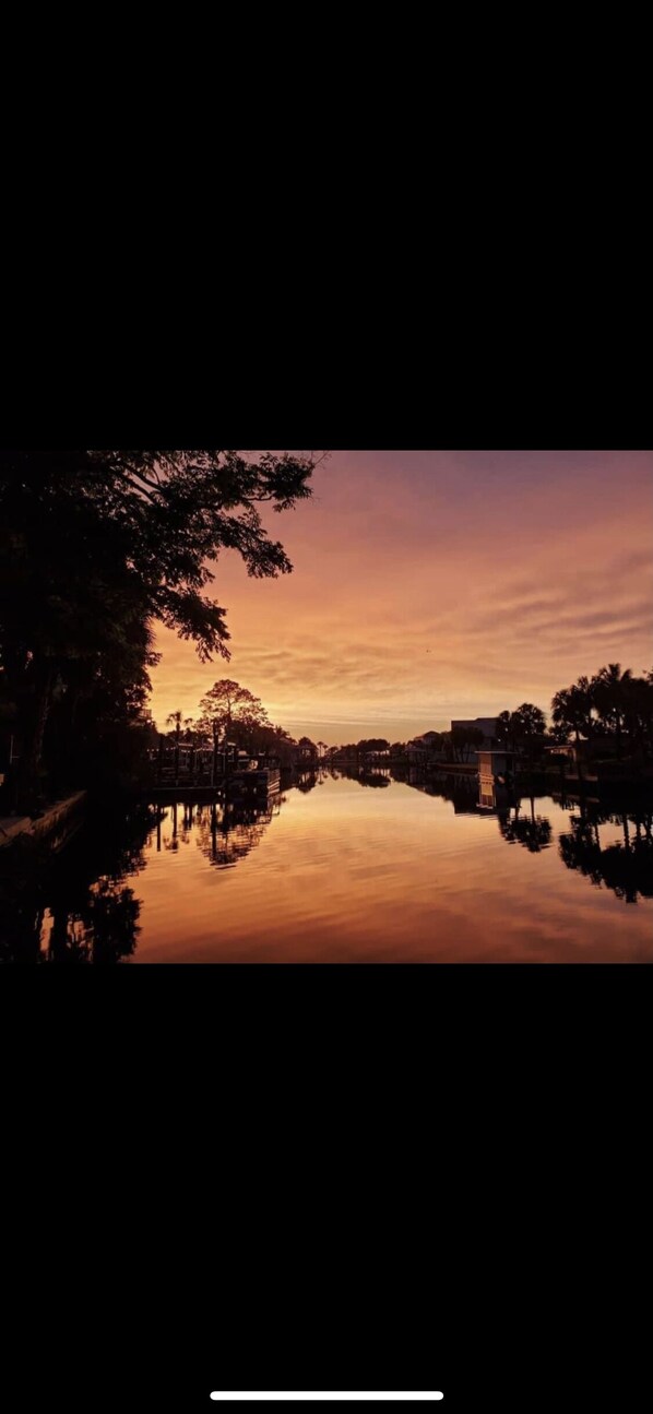 one of the beautiful sunsets from the dock!