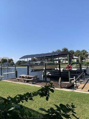 dock and fish cleaning station ready for catching lots of fish!