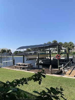dock and fish cleaning station ready for catching lots of fish!