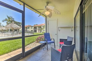 Screened Patio | Ground-Floor Condo