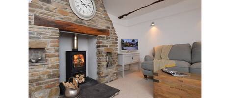 Snuggle up in front of the wood burner on cold winter nights...