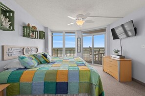 Awaken each morning to gorgeous ocean views from the master bedroom.