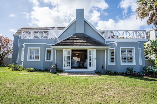 Home exterior from river front