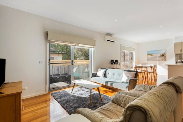 Open plan living area