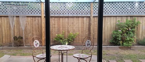 Table and Chair in The Garden