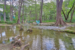 Relax and unwind by the creek